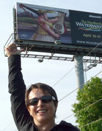 Tanya Doskova Art  on Billboard in Houston, TX